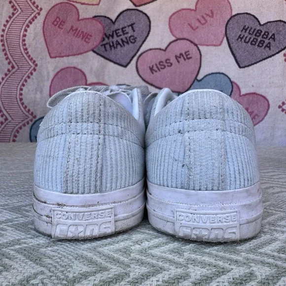 Size M8.5/W10 - Converse One Star Pro Baby Blue Corduroy Shoes‎ Mens - Picture 7 of 10